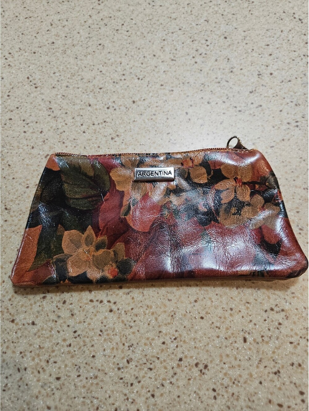 Argentina floral zip pouch